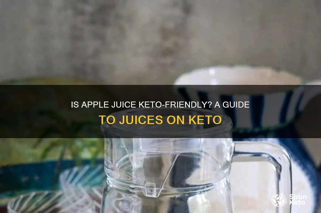 can you have apple juice on keto diet