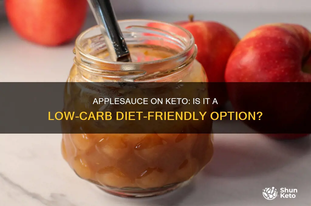 can you have applesauce on the keto diet
