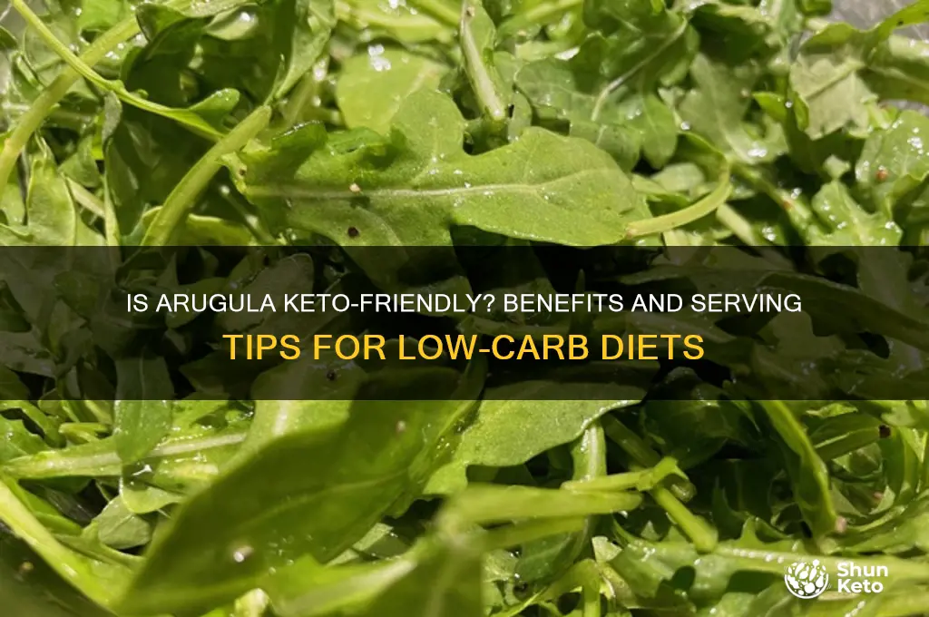 can you have arugula on keto diet