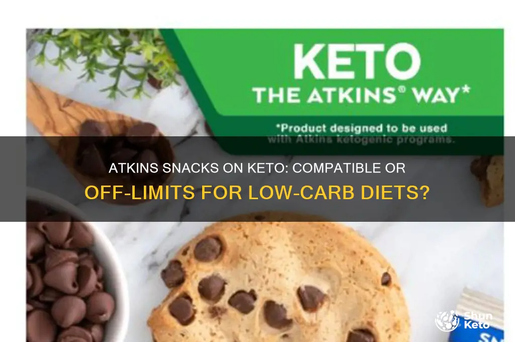 can you have atkins snacks on keto diet