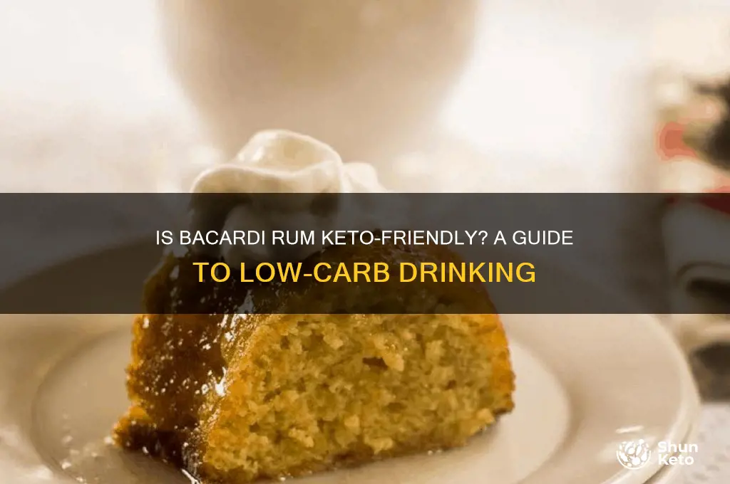 can you have bacardi rum on keto