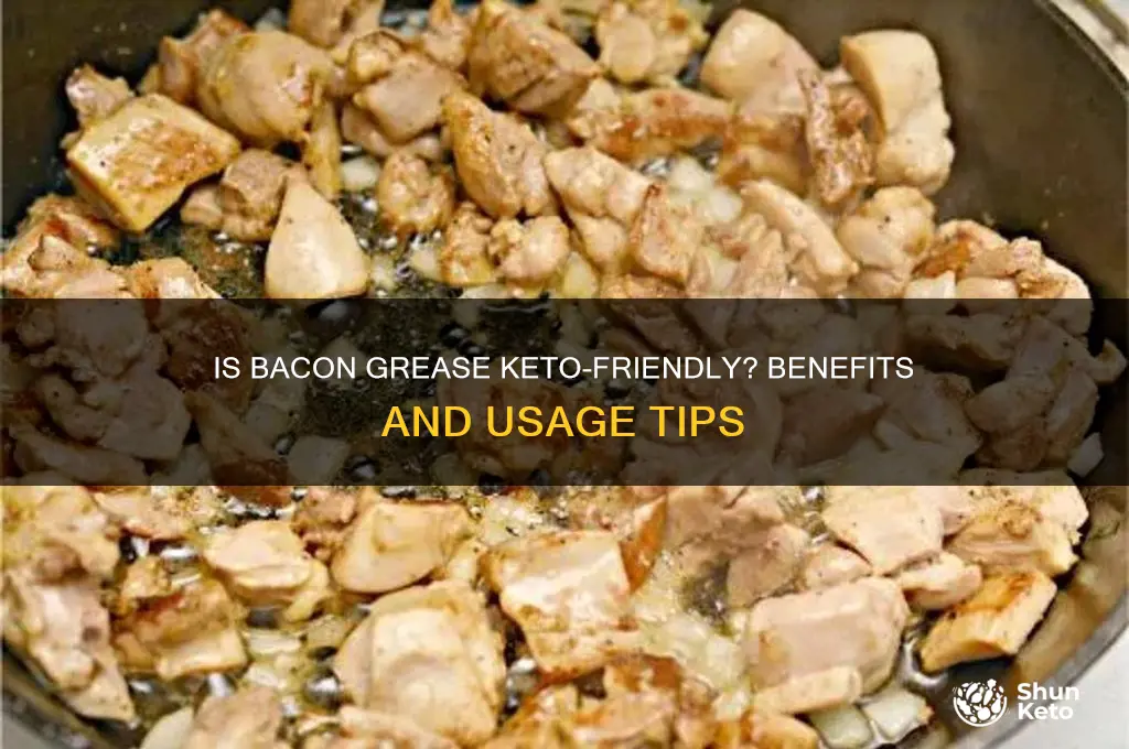 can you have bacon grease on keto