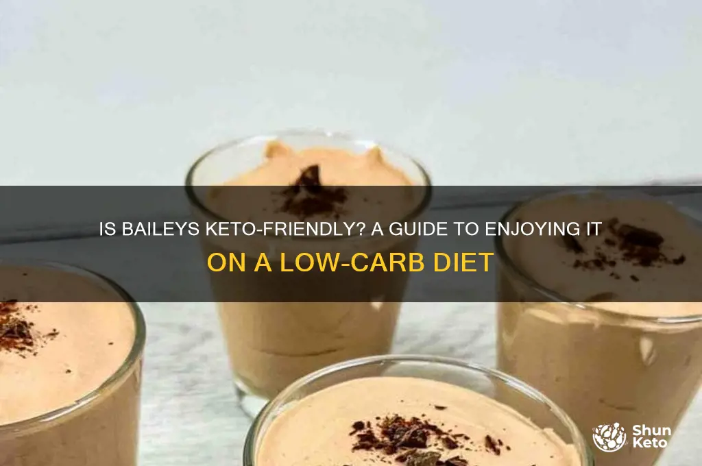 can you have baileys on keto