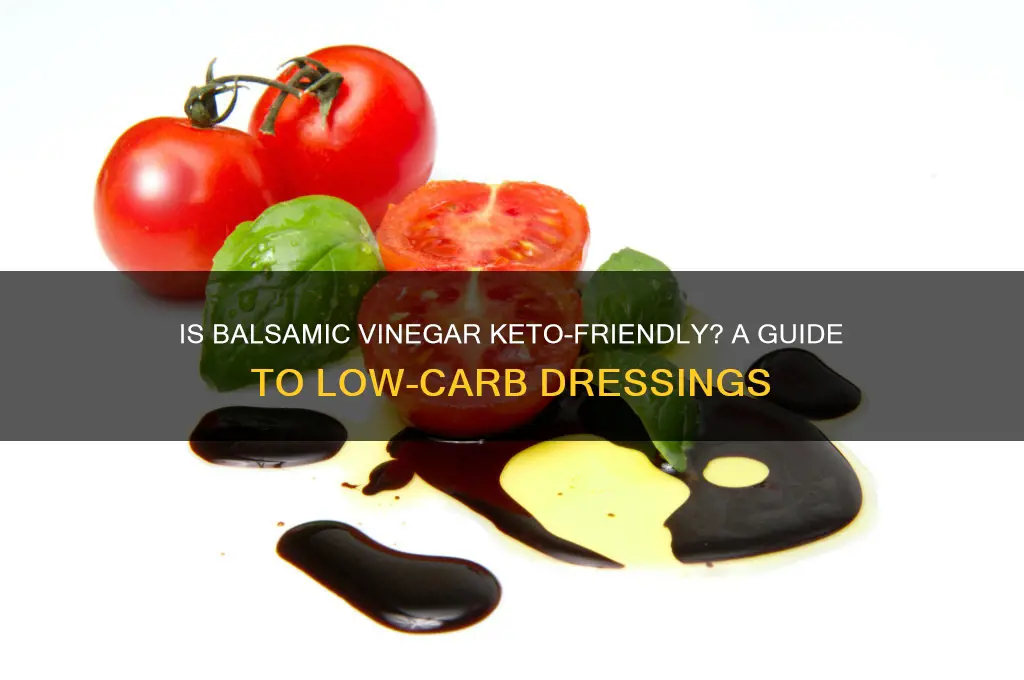 can you have balsamic on keto