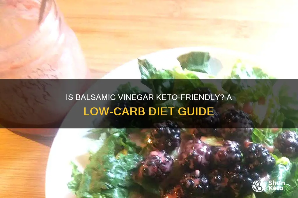 can you have balsamic vinegar on keto
