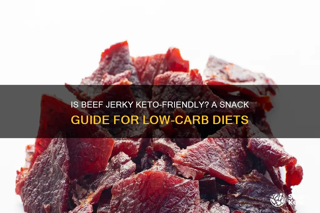 can you have beef jerky on keto