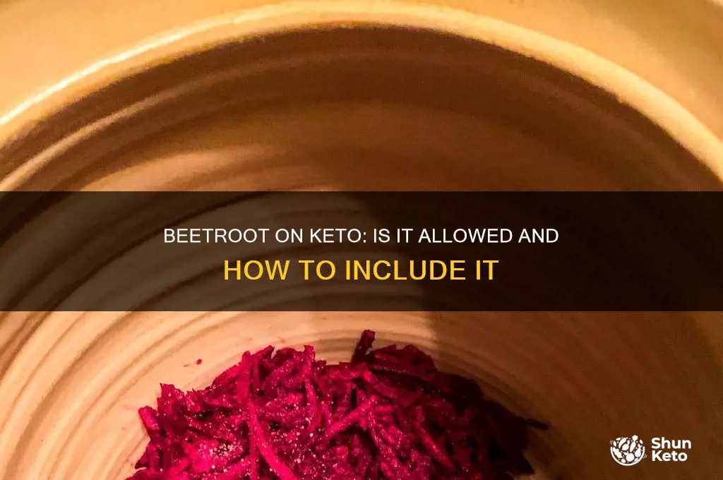 can you have beetroot on keto