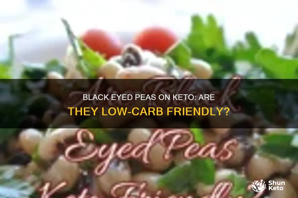 can you have black eyed peas on keto diet