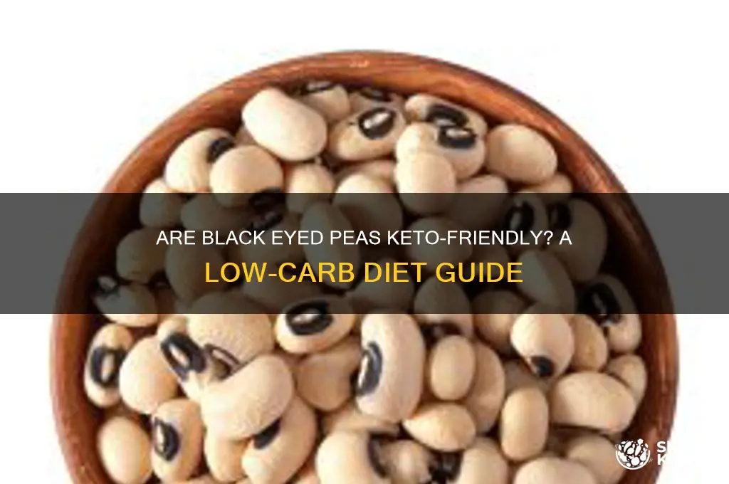 can you have black eyed peas on keto