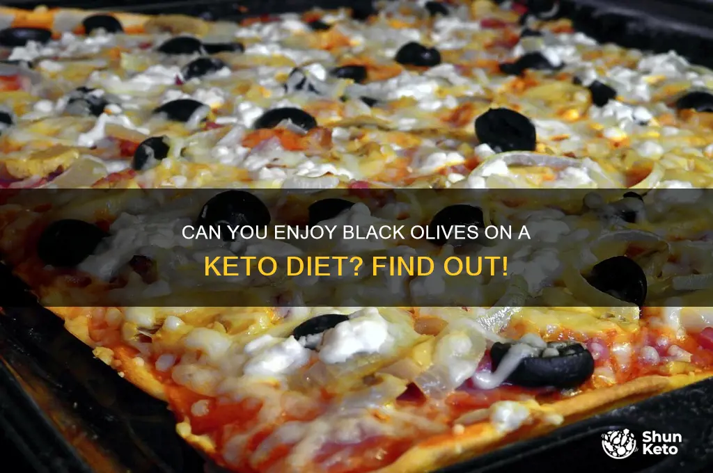 can you have black olives on keto
