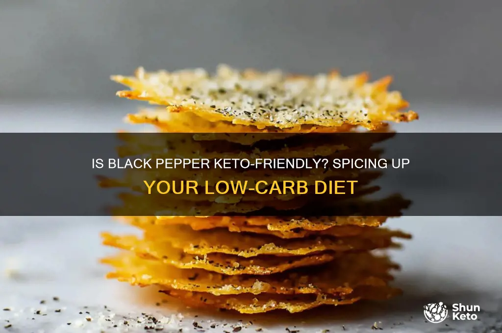 can you have black pepper on keto