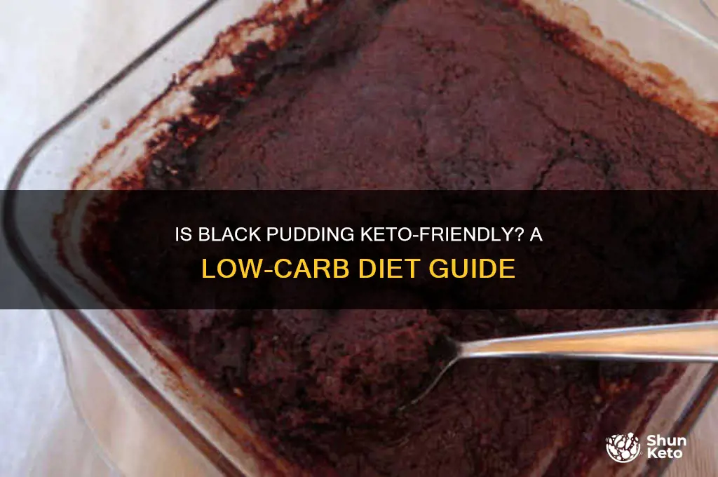 can you have black pudding on keto diet