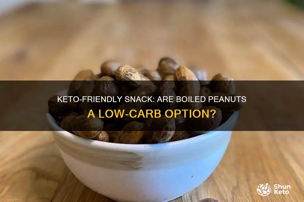 can you have boiled peanuts on keto