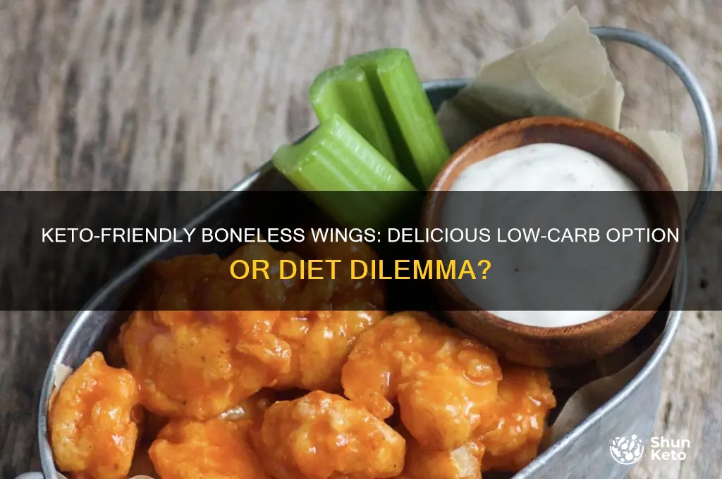 can you have boneless wings on keto