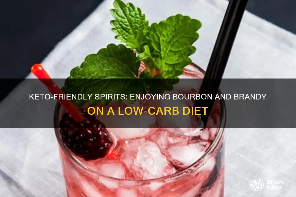 can you have bourbon and brandy on keto diet