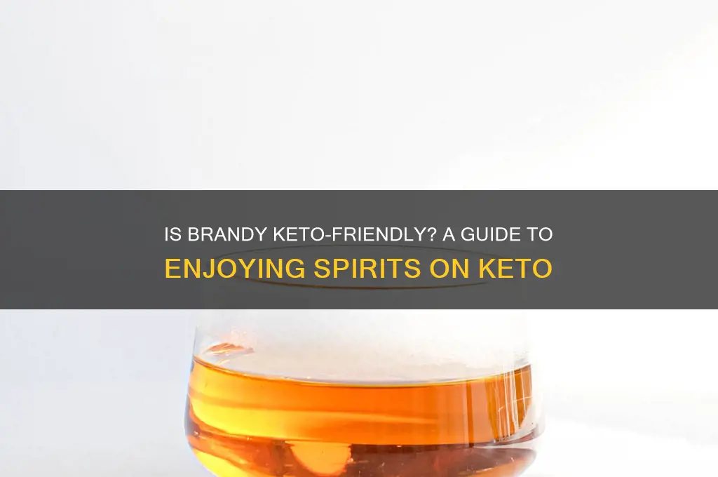 can you have brandy on keto