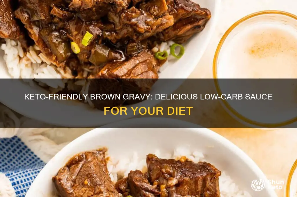 can you have brown gravy on the keto diet