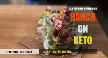 Keto-Friendly Buttermilk Ranch: Enjoying Creamy Dressing on a Low-Carb Diet