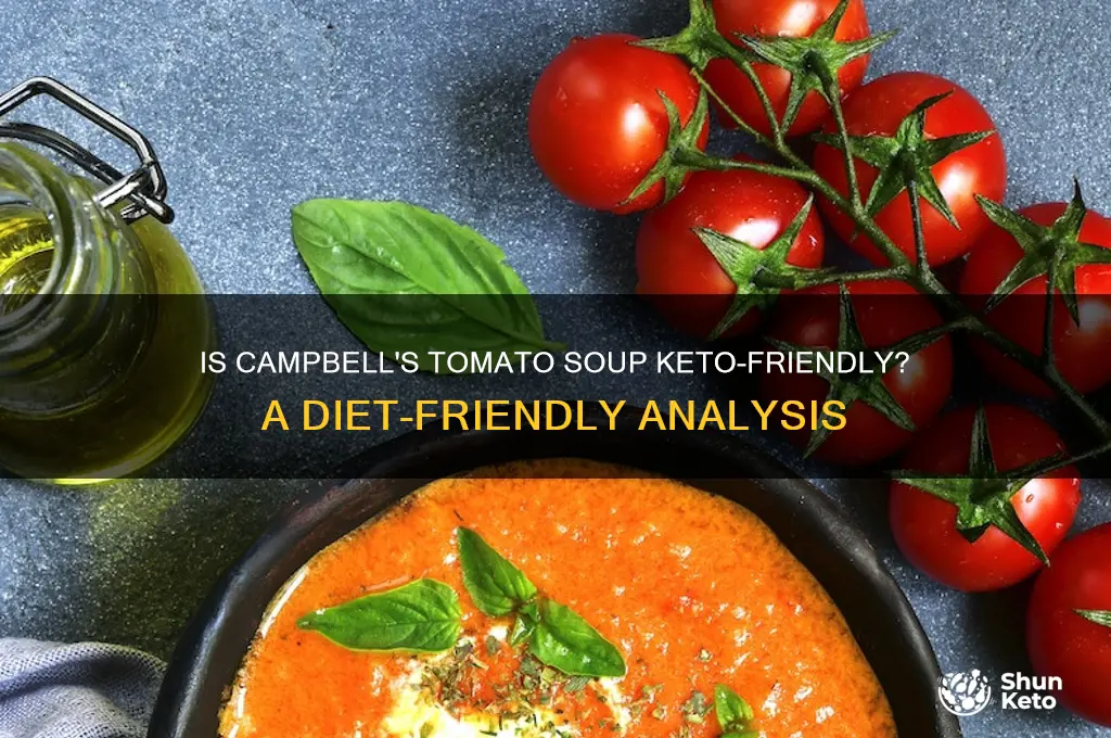 can you have campbells tomato soup on keto