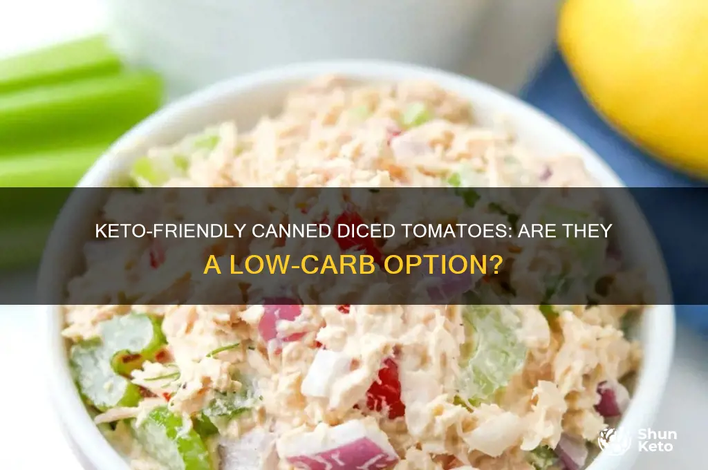 can you have canned diced tomatoes on keto