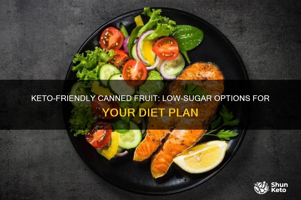 can you have canned low sugar fruit on keto diet