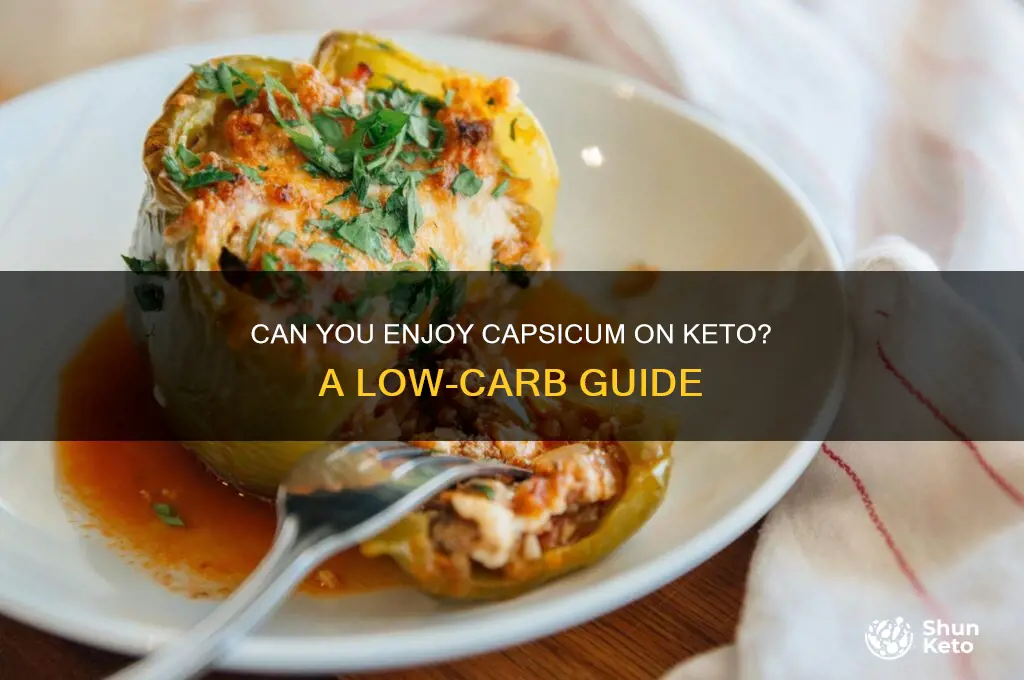 can you have capsicum on keto