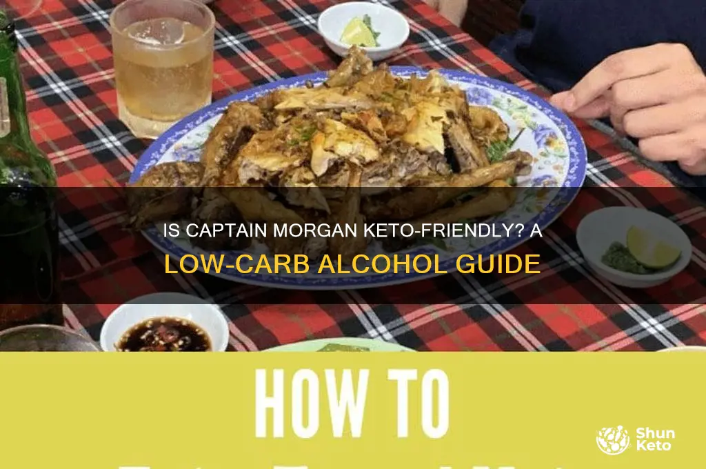 can you have captain morgan keto