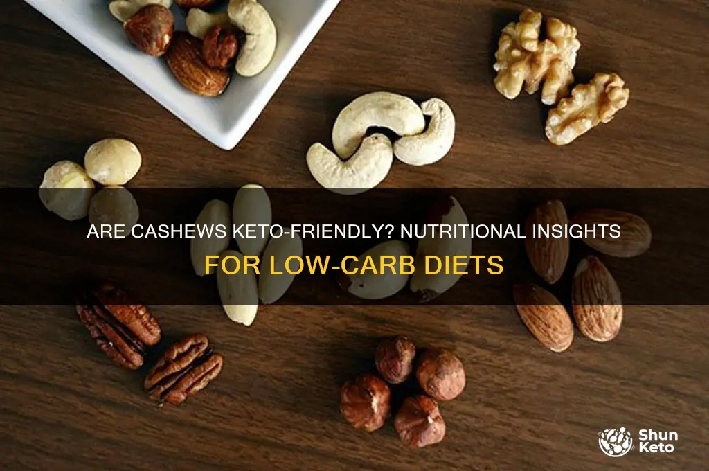 can you have cashews on keto diet