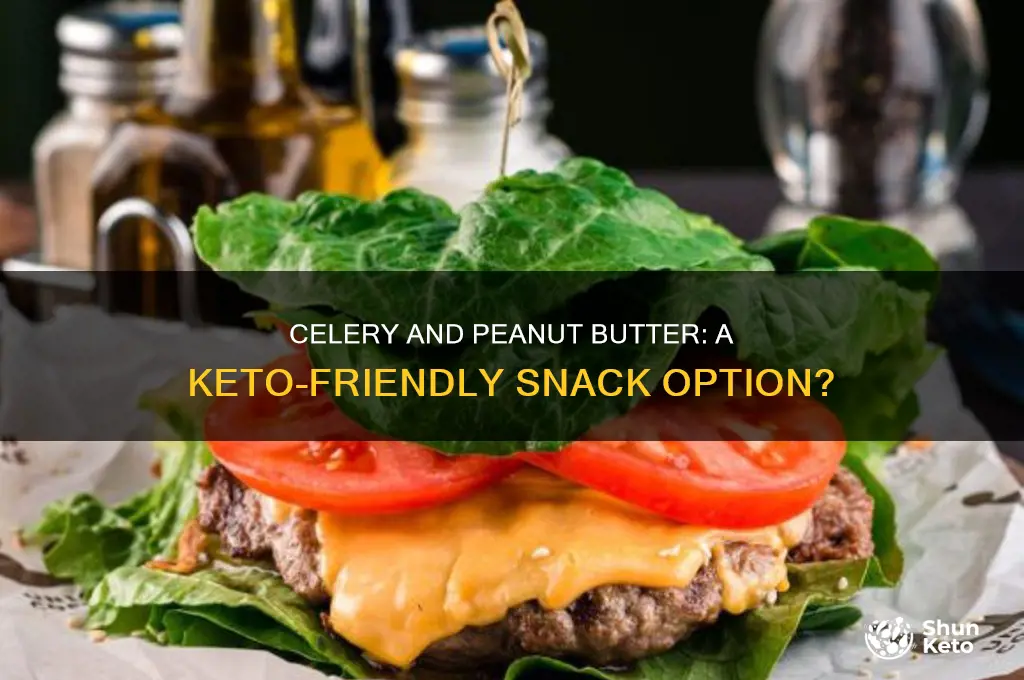 can you have celery and peanut butter on keto
