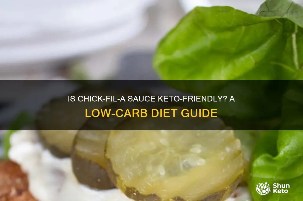 can you have chick fil a sauce on keto