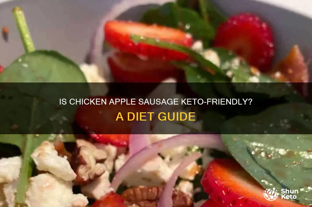 can you have chicken apple sausage on a keto diet
