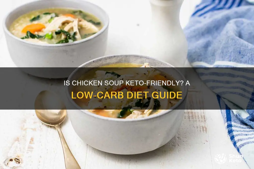 can you have chicken soup on the keto diet