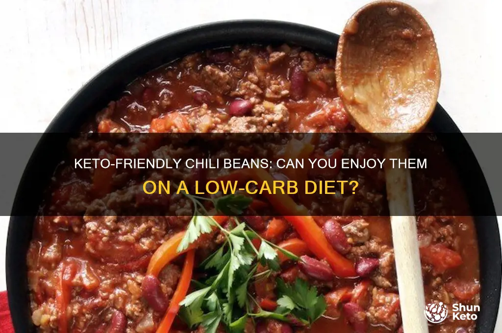 can you have chili beans on keto