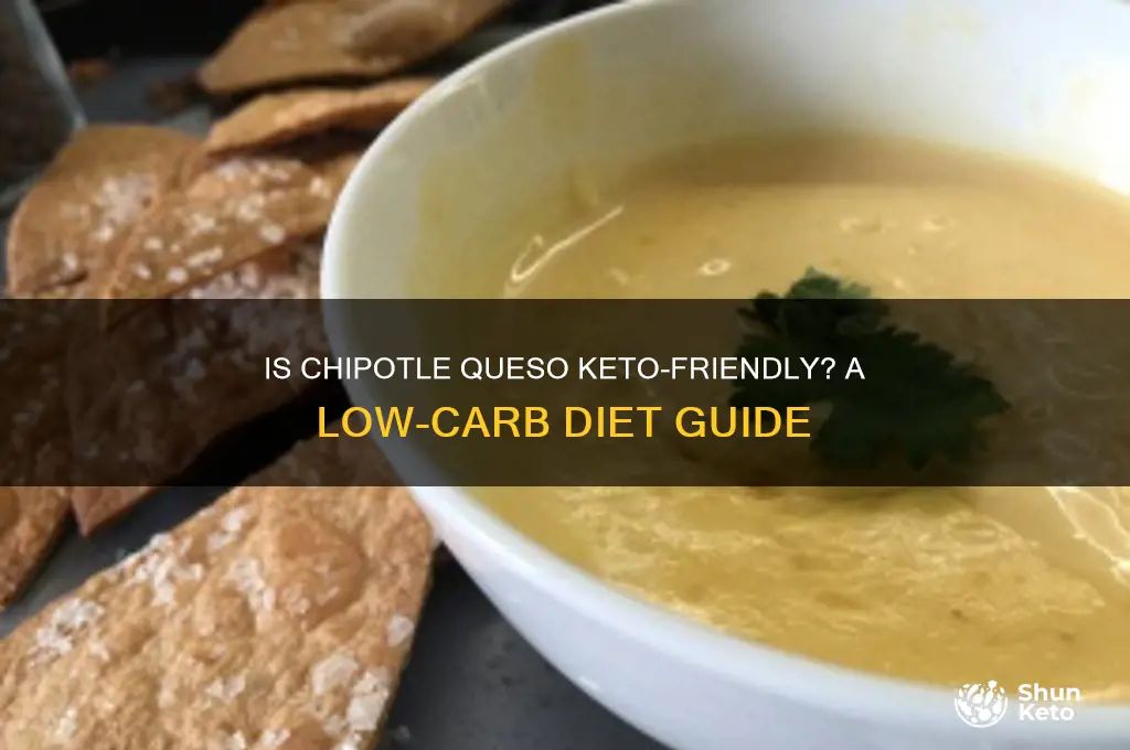 can you have chipotle queso on keto