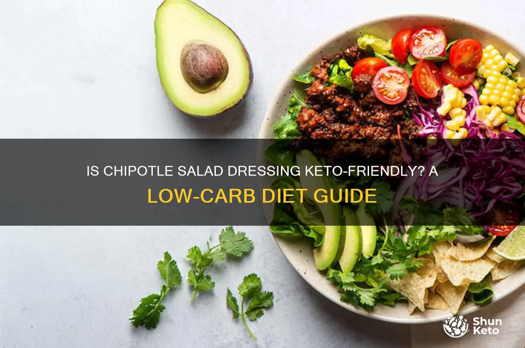 can you have chipotle salad dressing on keto