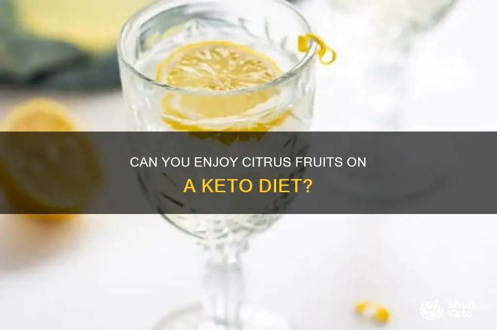 can you have citrus fruit on keto diet
