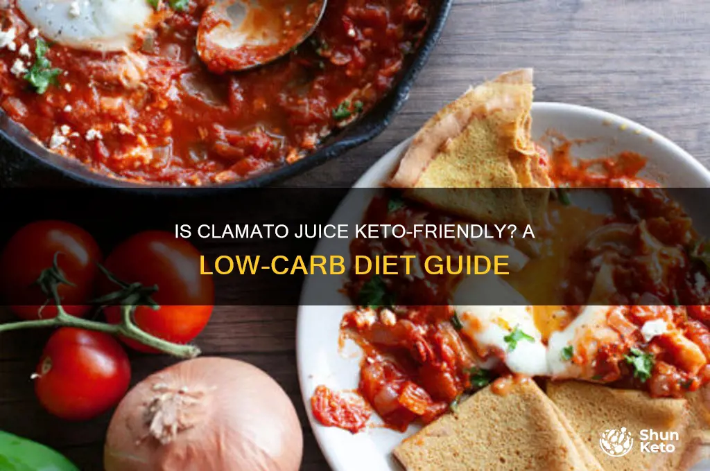 can you have clamato juice on keto