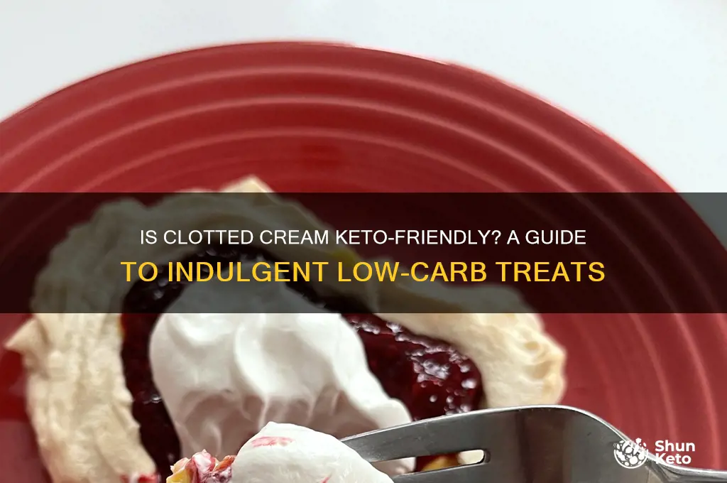 can you have clotted cream on keto