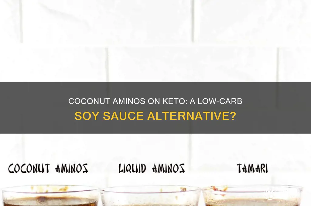 can you have coconut aminos on keto