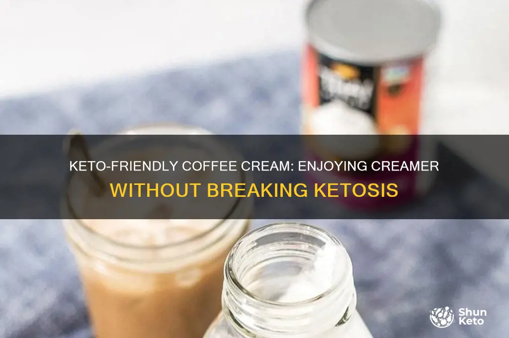 can you have coffee cream on keto diet