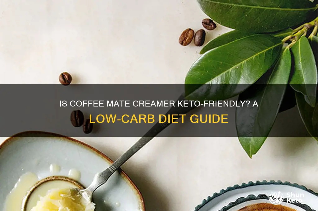 can you have coffee mate creamer on keto
