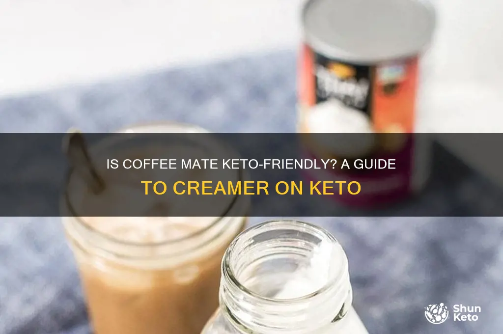 can you have coffee mate on the keto diet