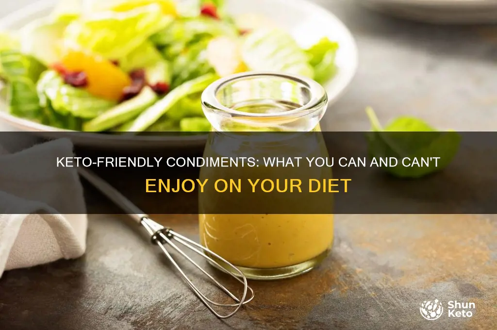 can you have condiments on keto