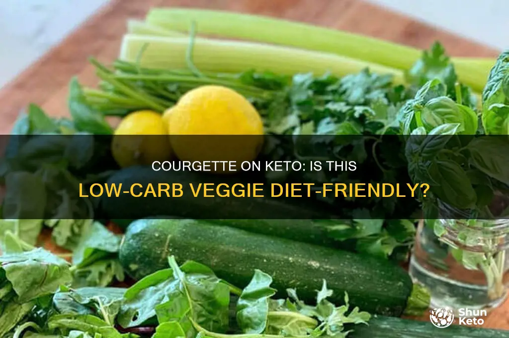 can you have courgette on keto