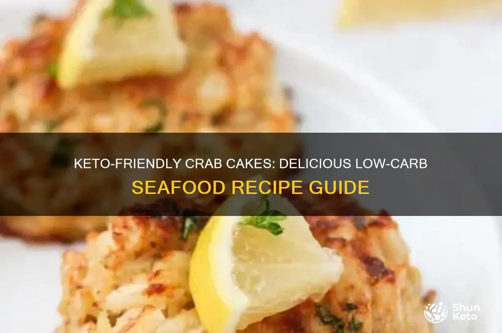 can you have crab cakes on keto