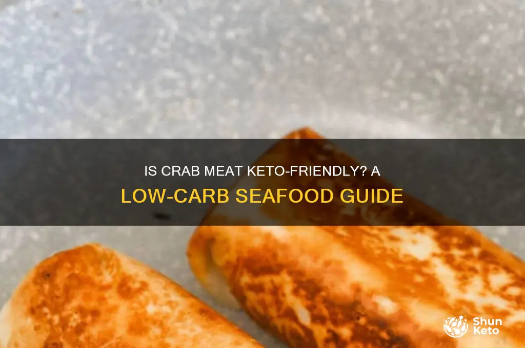 can you have crab meat on keto