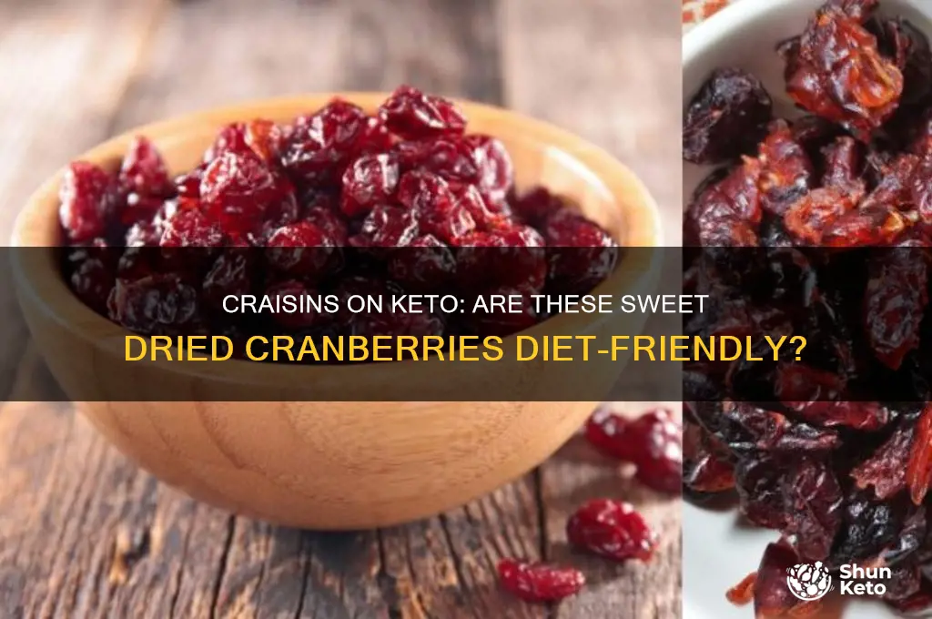 can you have craisins on keto