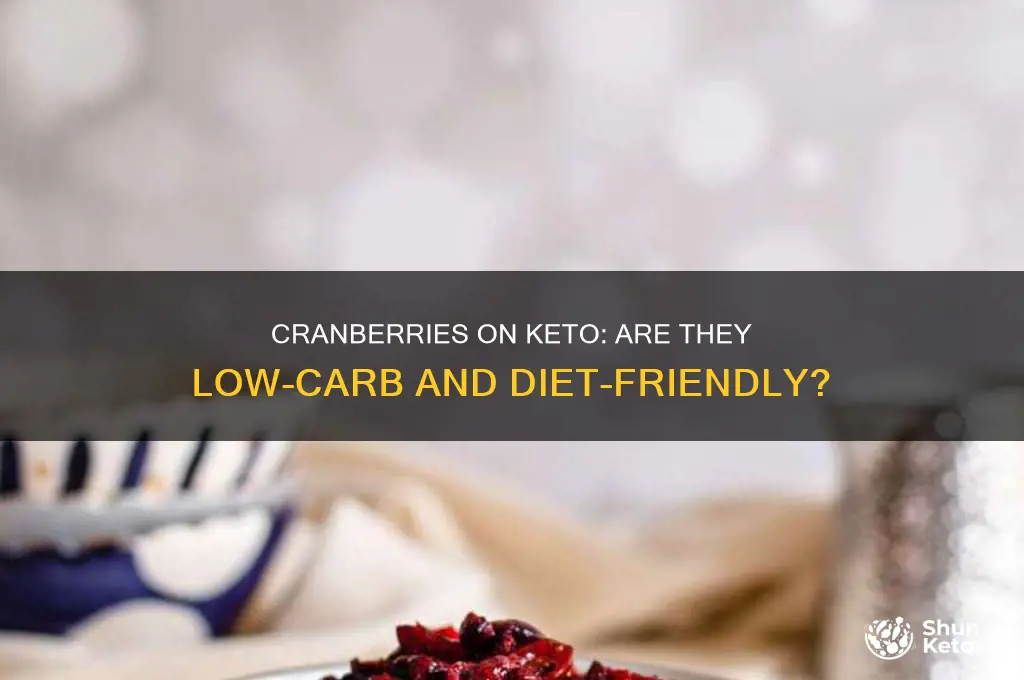 can you have cranberries on keto diet