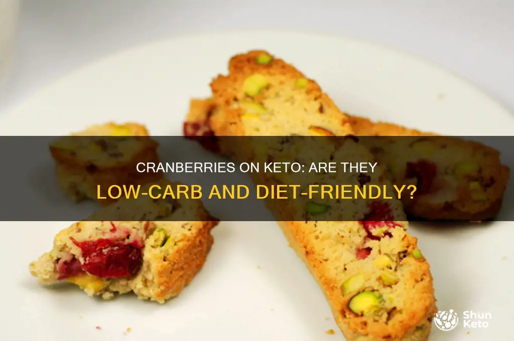 can you have cranberries on keto