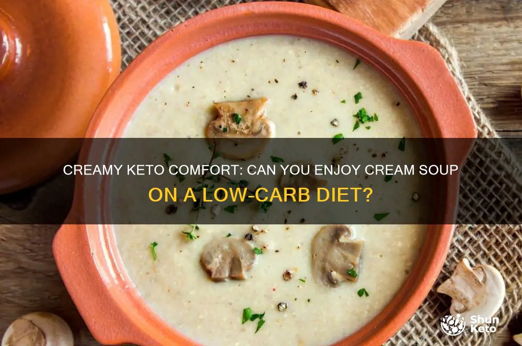 can you have cream soup on keto diet